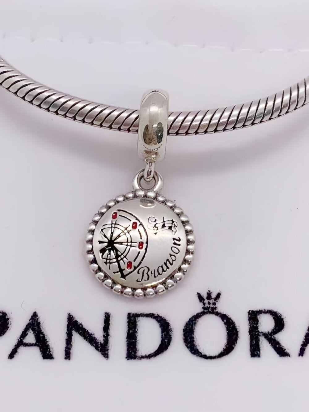 Pandora Branson Music Notes & FerrisWheel charm Exclusive Charm Pendant